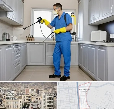 سمپاشی در اسکندری 