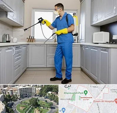 سمپاشی در جهانشهر کرج 