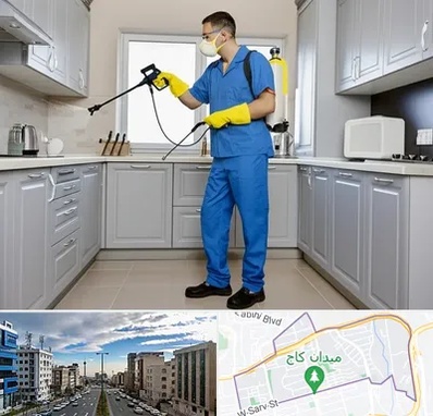 سمپاشی در سعادت آباد