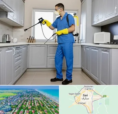 سمپاشی در ساری