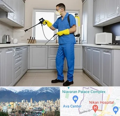 سمپاشی در آجودانیه 