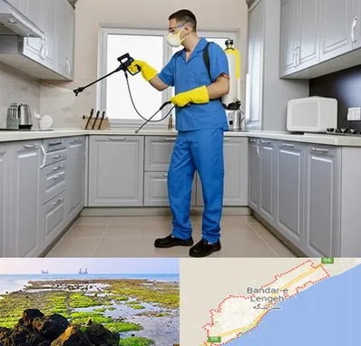 سمپاشی در بندرلنگه