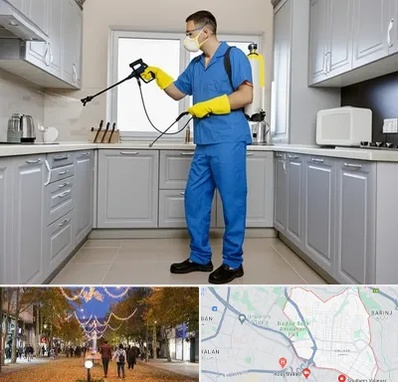 سمپاشی در ولیعصر ارومیه 