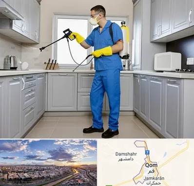 سمپاشی در قم