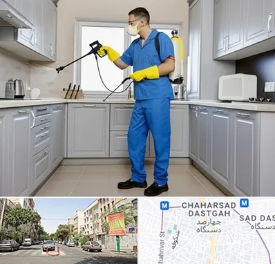 سمپاشی در چهارصد دستگاه 