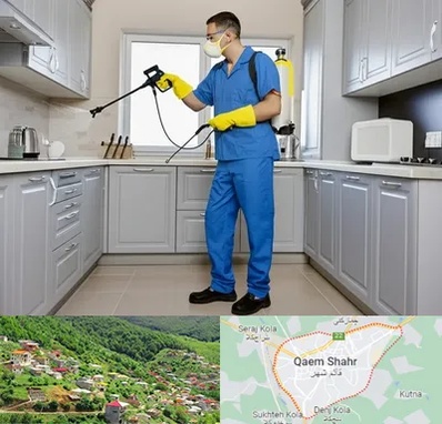 سمپاشی در قائم شهر