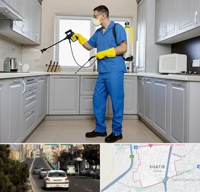 سمپاشی در خطیب تبریز 