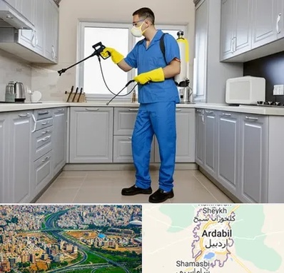 سمپاشی در اردبیل