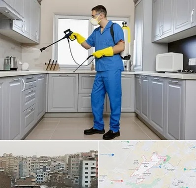 سمپاشی در محمد شهر کرج 