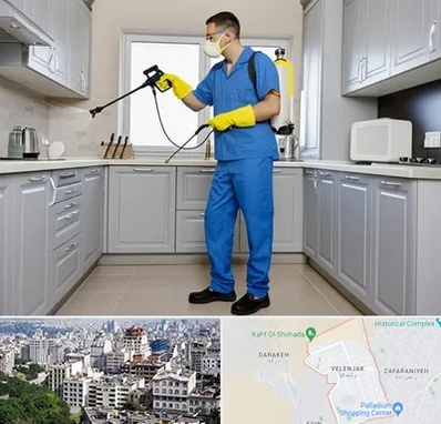 سمپاشی در ولنجک 