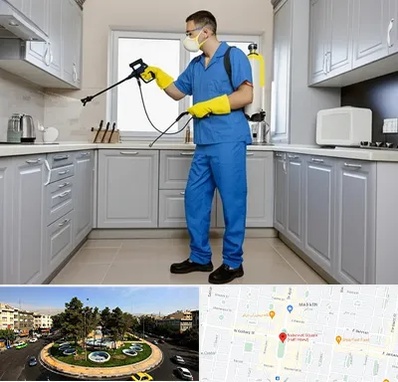 سمپاشی در هفت حوض 