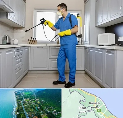 سمپاشی در رامسر