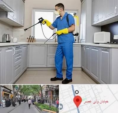 سمپاشی در ولیعصر شهریار