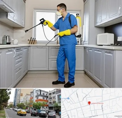 سمپاشی در هفده شهریور تبریز