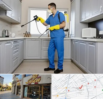 سمپاشی در عطاران قم 