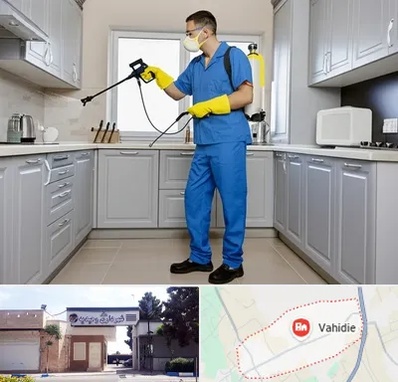 سمپاشی در وحیدیه شهریار