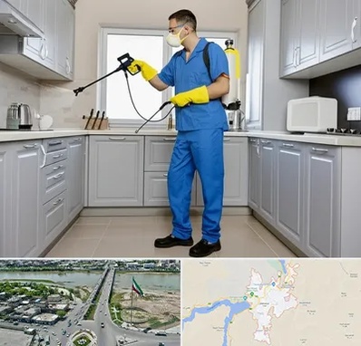 سمپاشی در میاندوآب