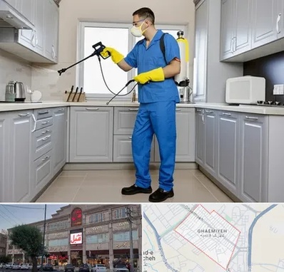 سمپاشی در قائمیه اسلامشهر 