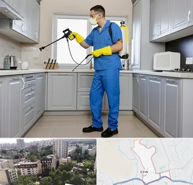 سمپاشی در اوین 