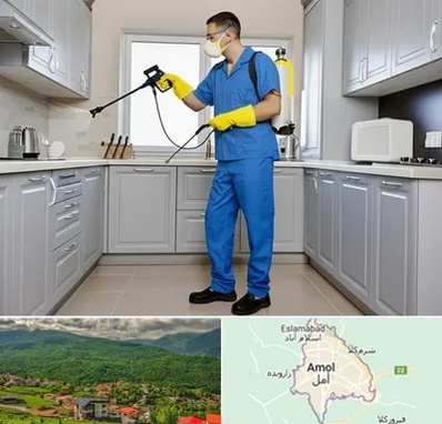 سمپاشی در آمل