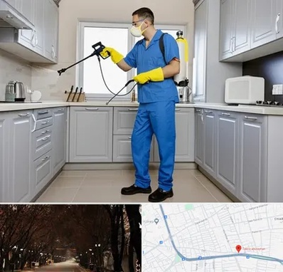 سمپاشی در ابوریحان تبریز 