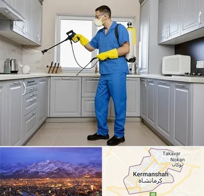 سمپاشی در کرمانشاه