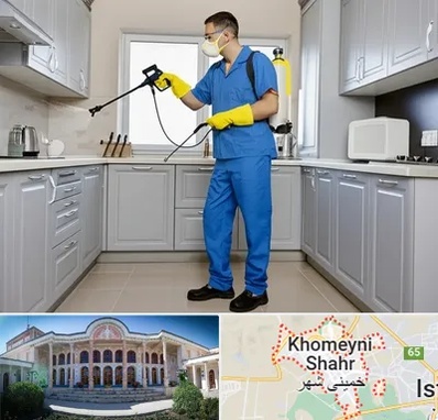 سمپاشی در خمینی شهر