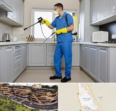 سمپاشی در شاهین شهر