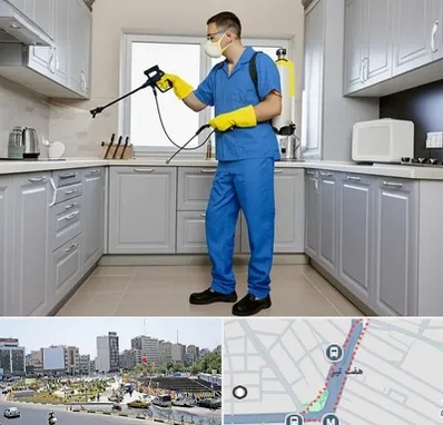 سمپاشی در هفت تیر