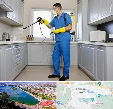 سمپاشی در لاهیجان