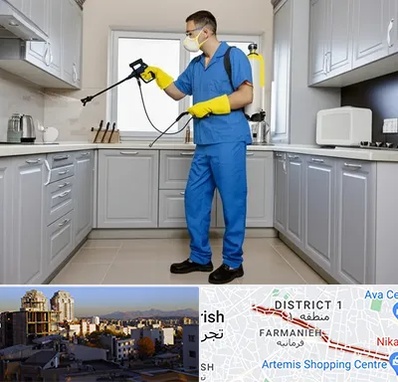 سمپاشی در فرمانیه 