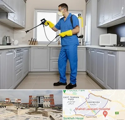 سمپاشی در حکیمیه 