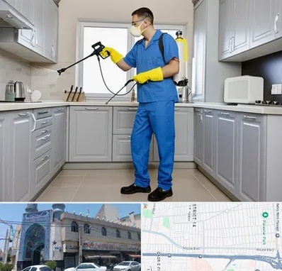 سمپاشی در بلوار ابوذر