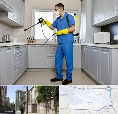 سمپاشی در مهرآباد