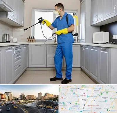 سمپاشی در منطقه 7 تهران 