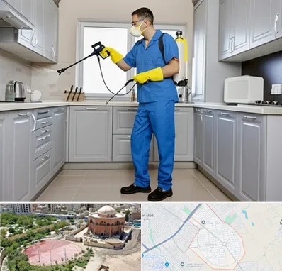 سمپاشی در گلستان اسلامشهر 