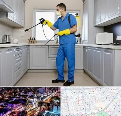 سمپاشی در منظریه رشت 