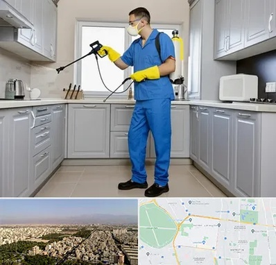 سمپاشی در نازی آباد 