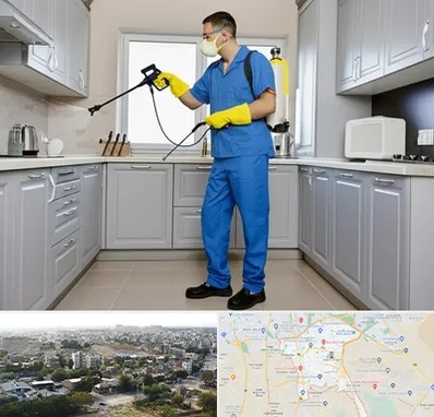 سمپاشی در منطقه 20 تهران 