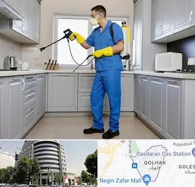 سمپاشی در قلهک 