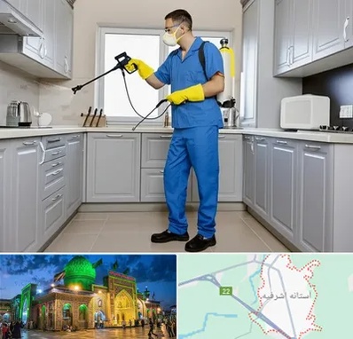 سمپاشی در آستانه اشرفیه