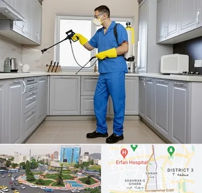 سمپاشی در ونک 