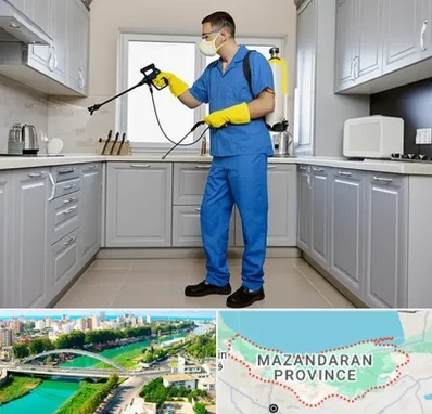 سمپاشی در مازندران