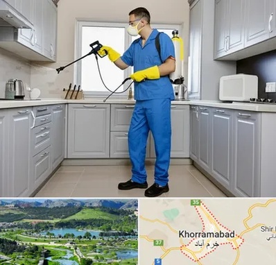 سمپاشی در خرم آباد