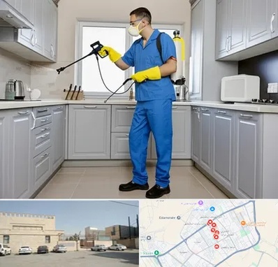 سمپاشی در نواب اسلامشهر 