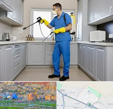 سمپاشی در رشدیه تبریز 