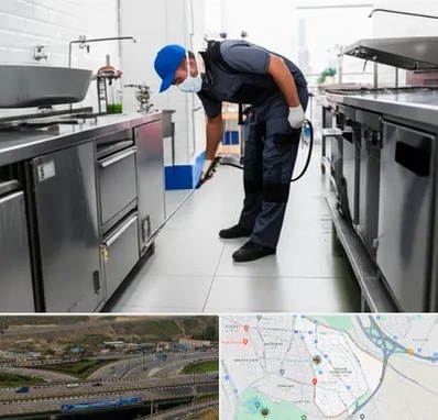 سمپاشی رستوران در یاغچیان تبریز 