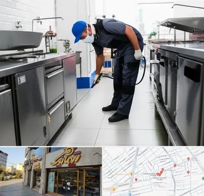 سمپاشی رستوران در عطاران قم 