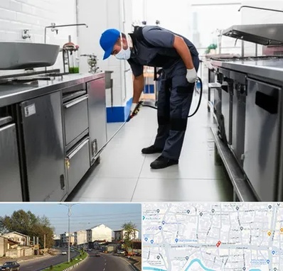 سمپاشی رستوران در ضیابری رشت 