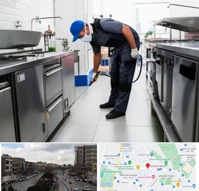 سمپاشی رستوران در بلوار فردوسی مشهد 